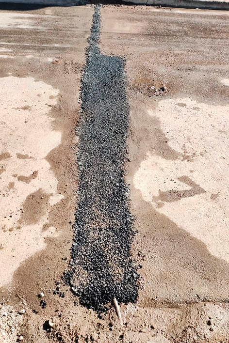 Aplicación sobre calle mojada – Villa María de Río Seco